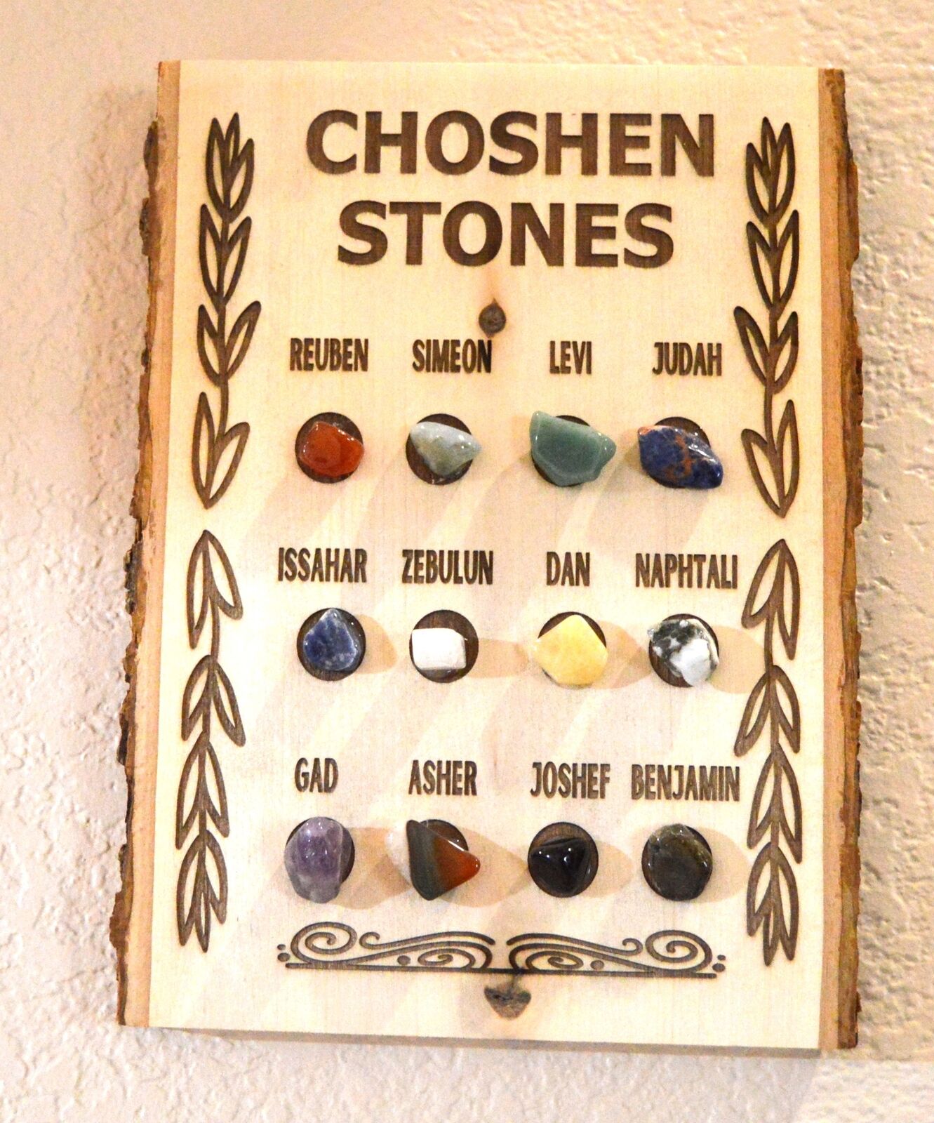 CHOSEN Stones 12 tribes of Israel Hoshen High Priest Ephod with the Genuine Gems