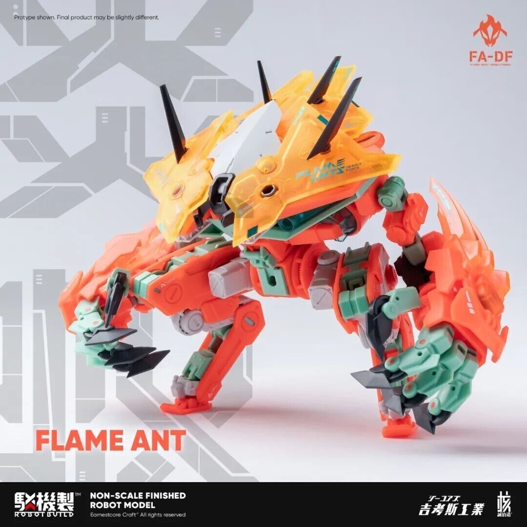 Earnestcore Craft Robot Build RB-05 Flame Ant Limited Version Gift
