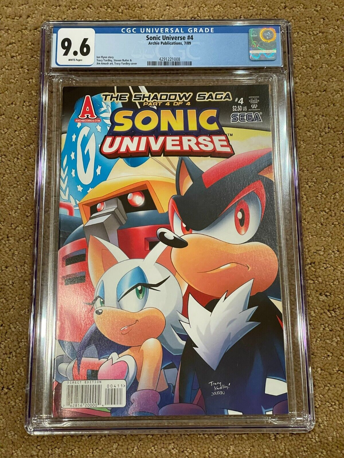 SONIC UNIVERSE #4 CGC GRADED 9.6 NM+ WHITE PAGES ARCHIE COMICS 2009 RARE