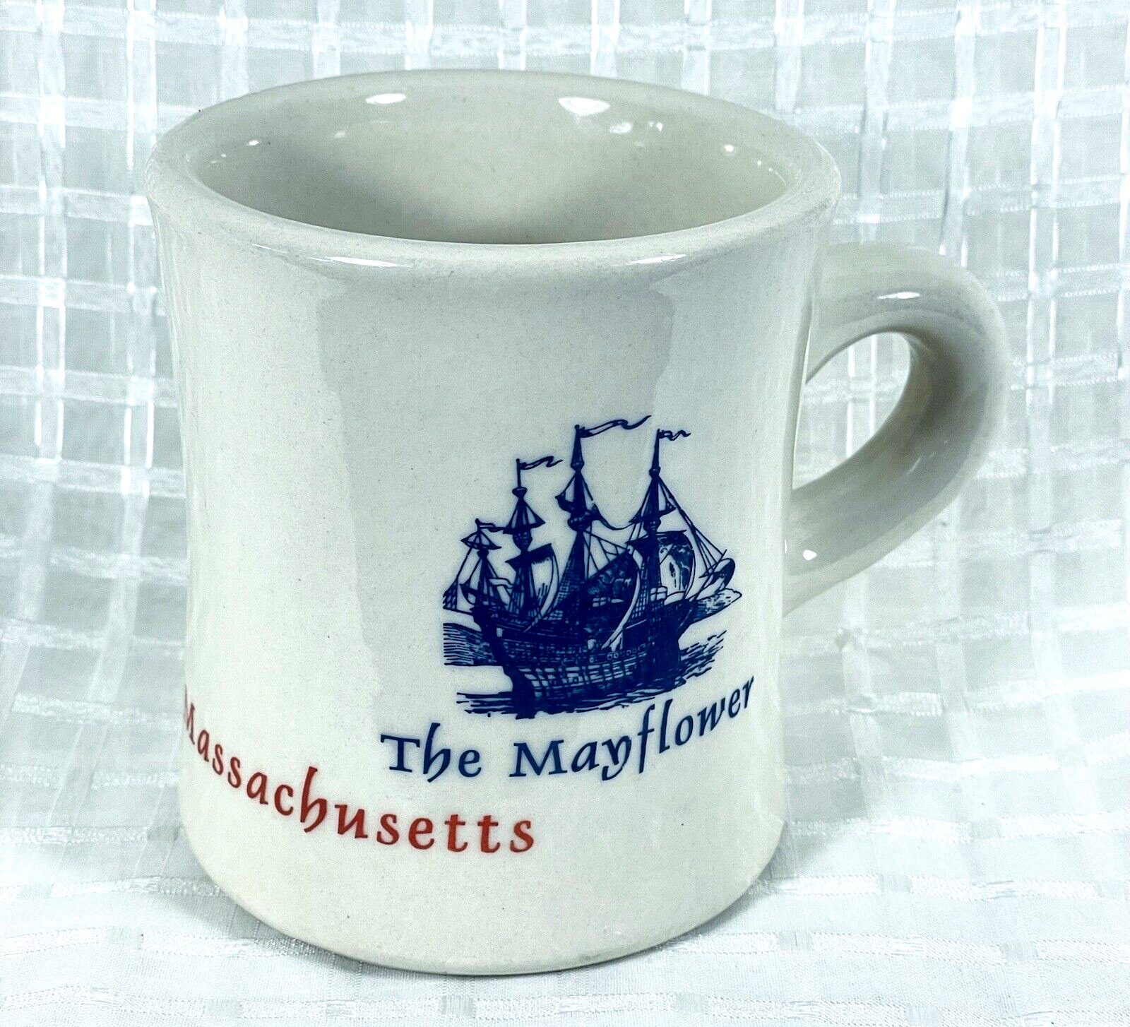 Vintage Shaving Mug Plymouth Rock The Mayflower Plymouth, Massachussetts