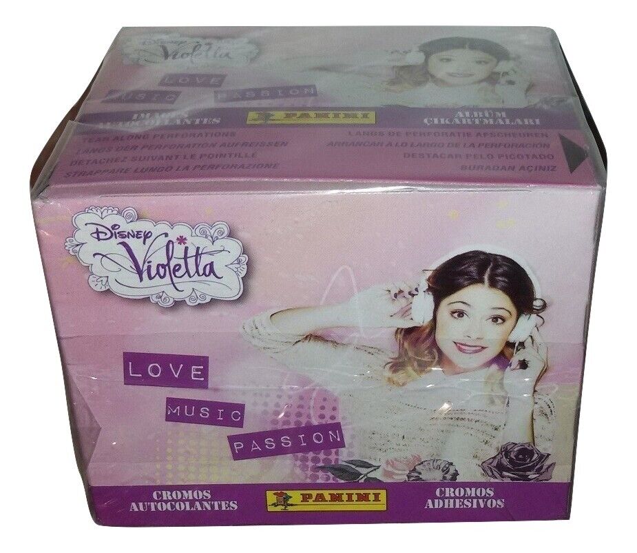 Violetta 4th Series Disney Box 50 Packs Stickers Panini