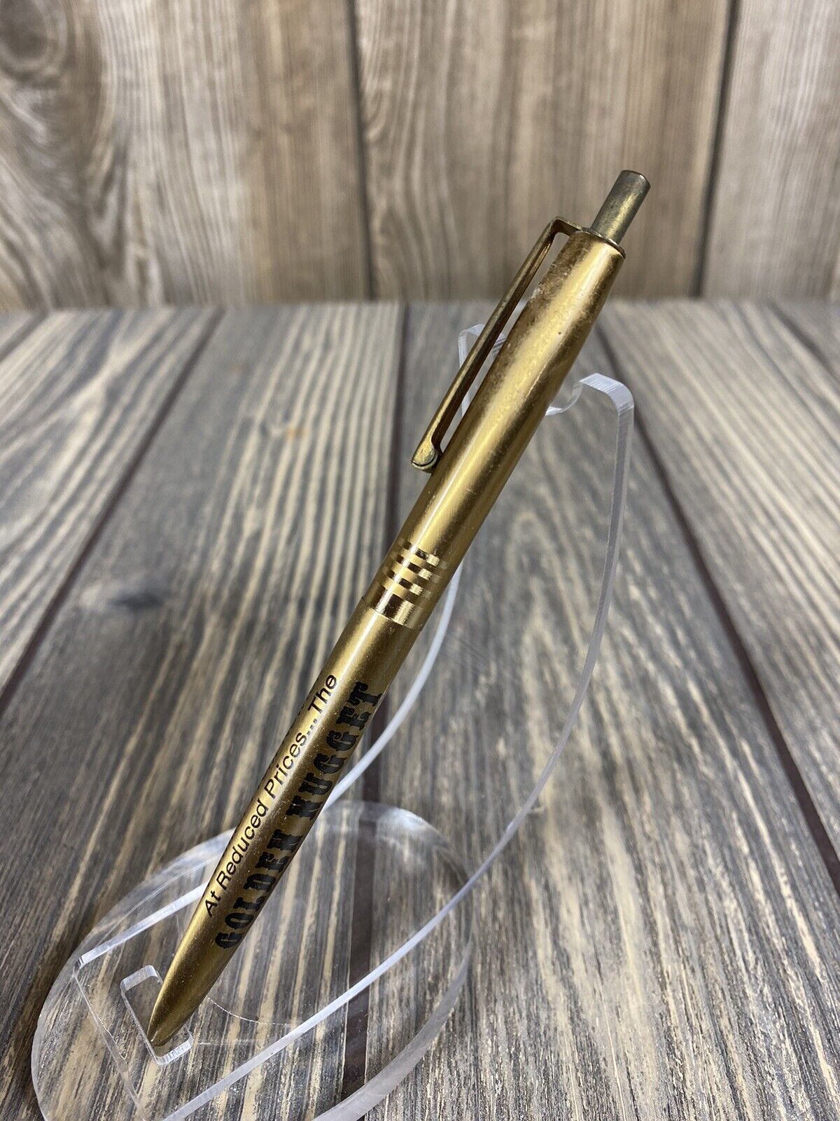 Vintage At Reduced Prices The Golden Nugget Pen Advertisement
