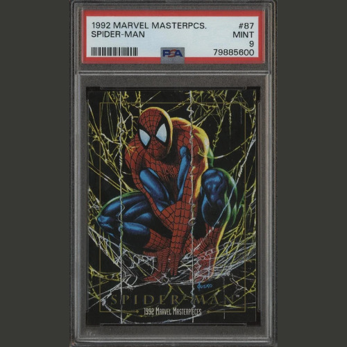 1992 Skybox Marvel Masterpieces Spider-Man #87 PSA 9 MINT