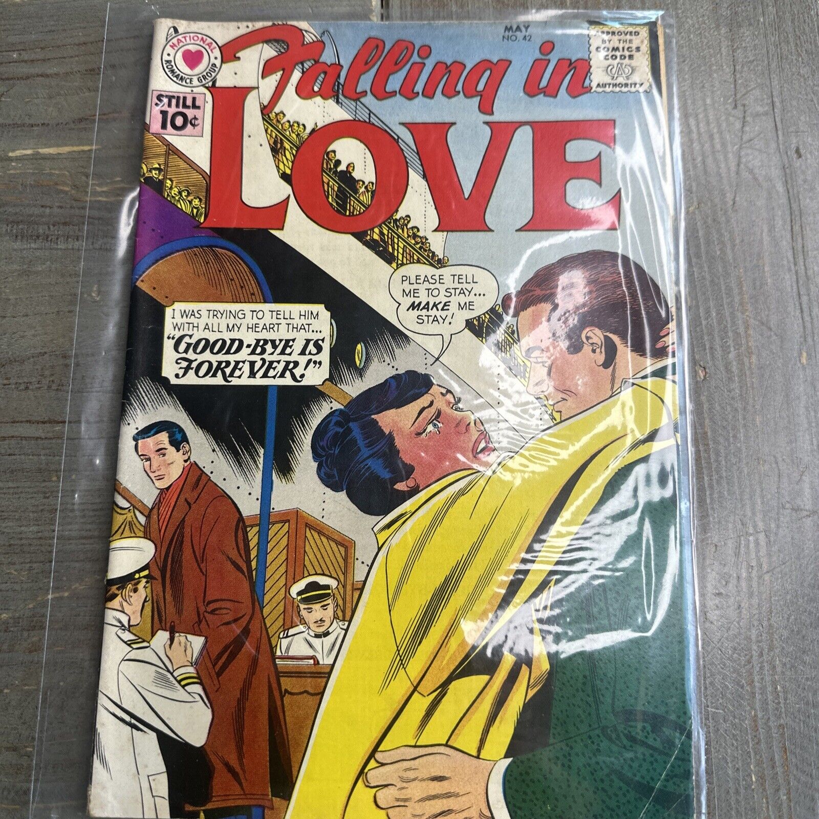 Falling in Love #42 G- 1.8 DC Comics 1961 John Romita Cover