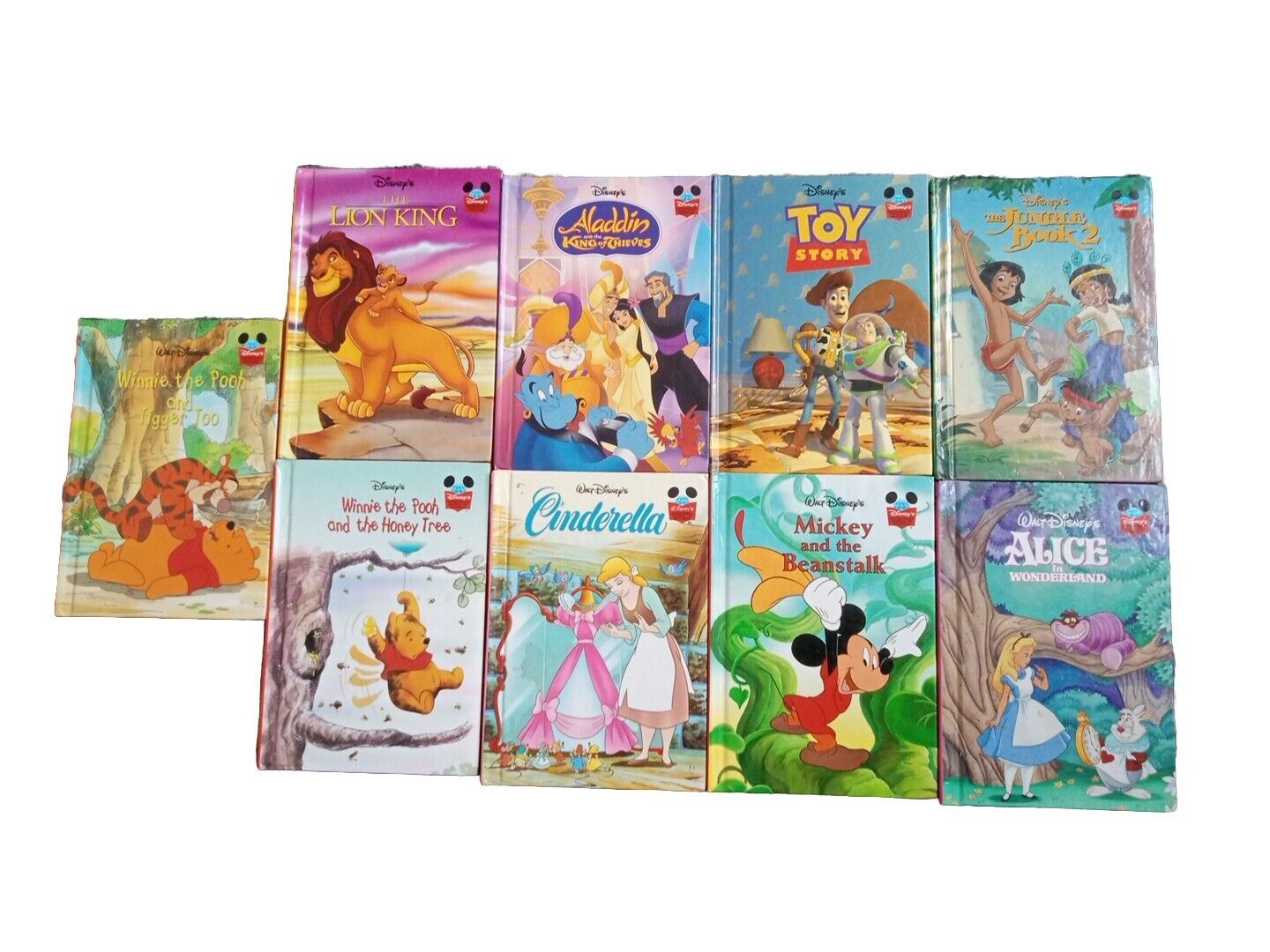 Disney Wonderful World Of Reading Hardcover Books The Lion King Cinderella Ect.
