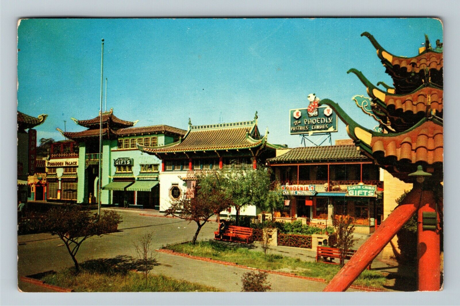 New York City NY, New Chinatown, c1964Postcard
