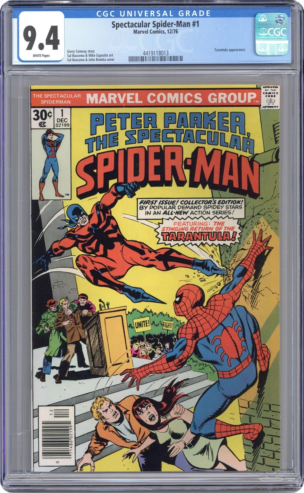 Spectacular Spider-Man Peter Parker #1 CGC 9.4 1976 4419118013