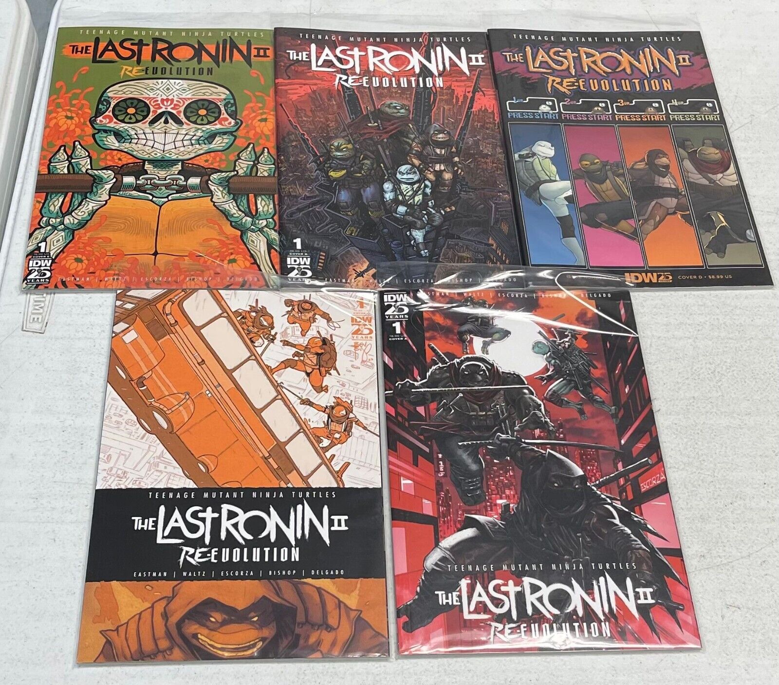 THE LAST RONIN 2 RE-EVOLUTION #1 LOT OF 5 IDW PUBLISHING 2024 VERY NICE LOT