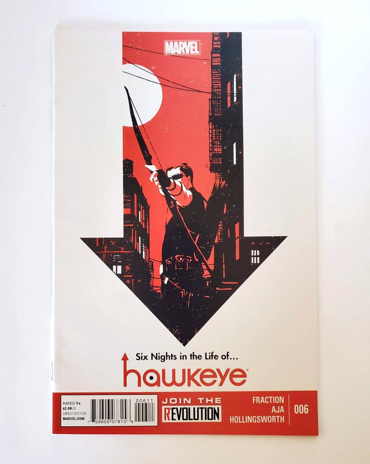 Marvel Comics Hawkeye #6 Direct Edition Six Nights in the life of...2013