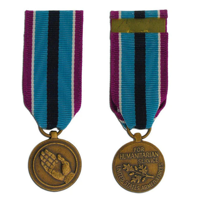 American Humanitarian Service Medal Miniature Version