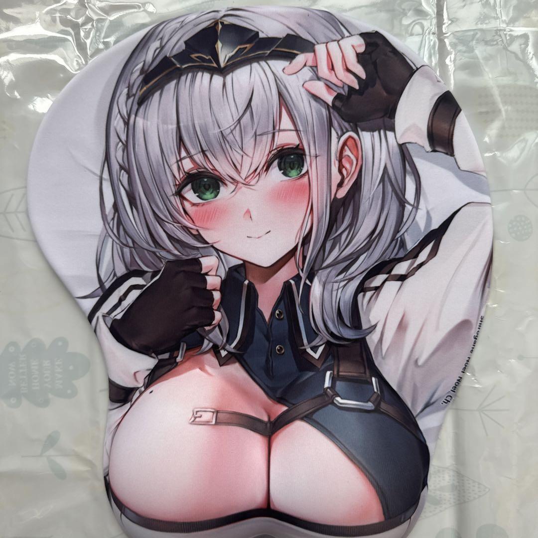 Hololive Shirogane Noel Birthday 2020 Goods mouse pad From Japan