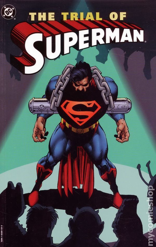 Superman The Trial of Superman TPB #1-1ST VG 1997 Stock Image