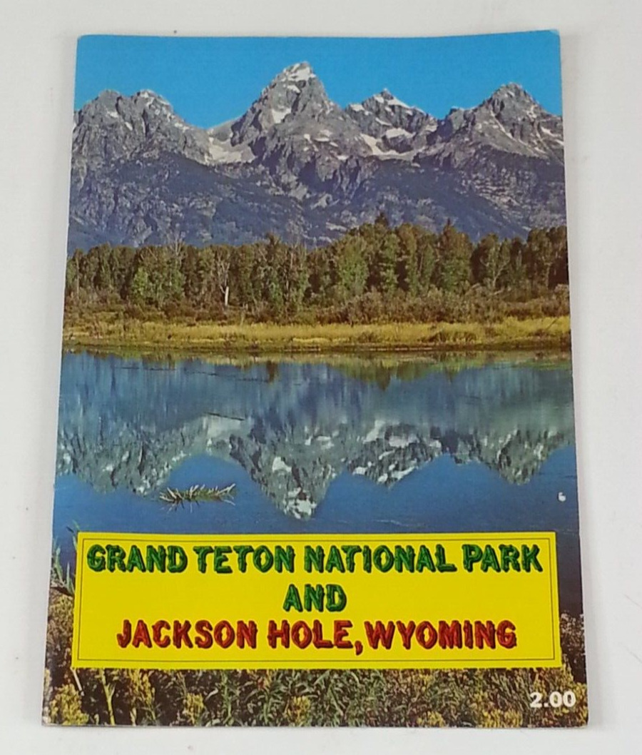 Vintage 1960s Grand Teton National Park Jackson Hole Wyoming Program Guide Book