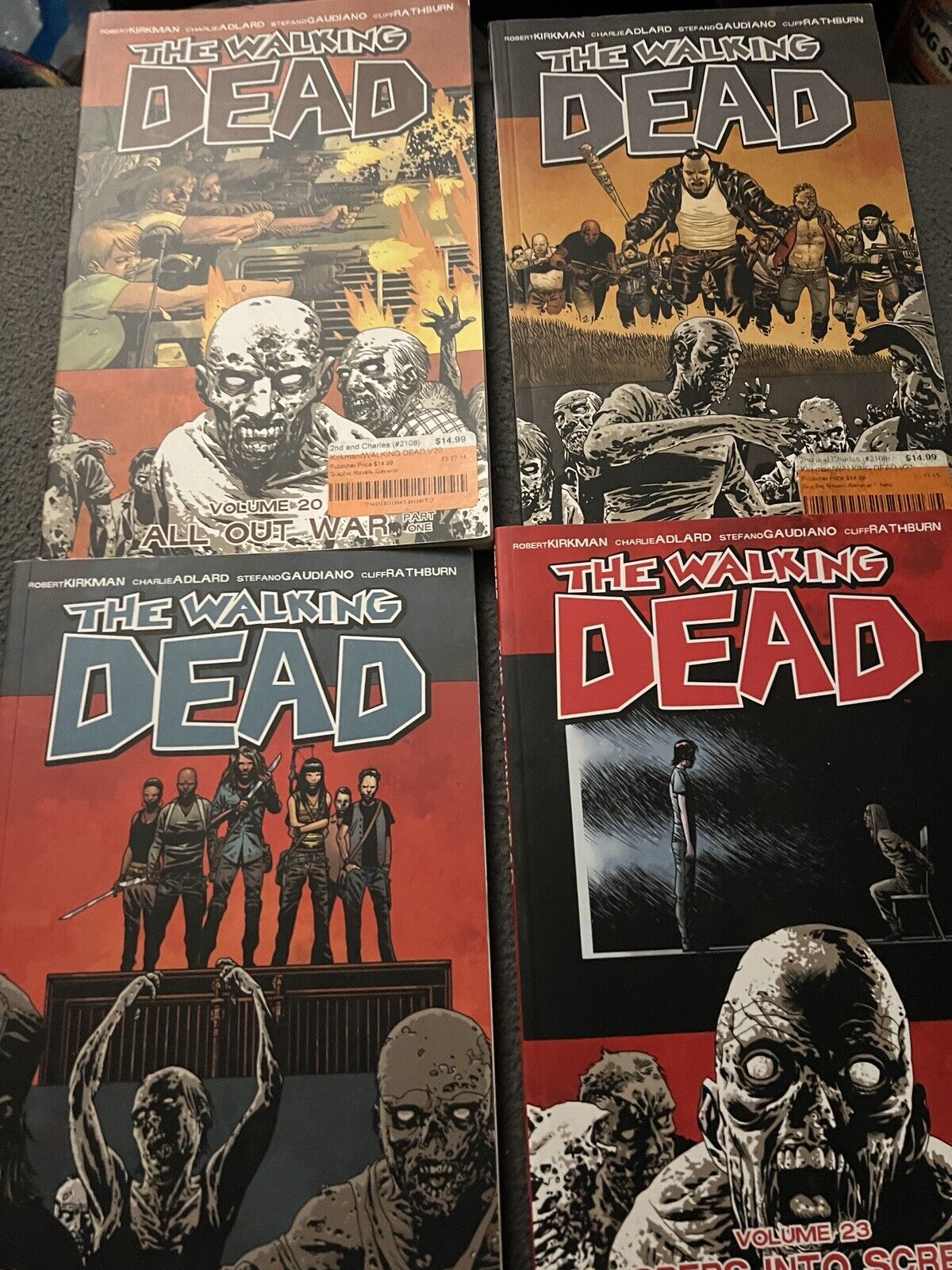 The Walking Dead Vol 20, 21, 22, 23 TP by Robert Kirkman COMIC LOT
