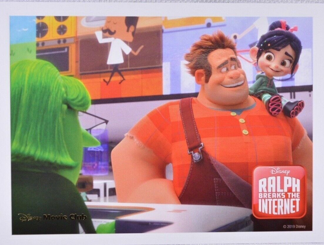 Ralph Breaks The Internet Lithograph Disney Movie Club Exclusive 2019 NEW