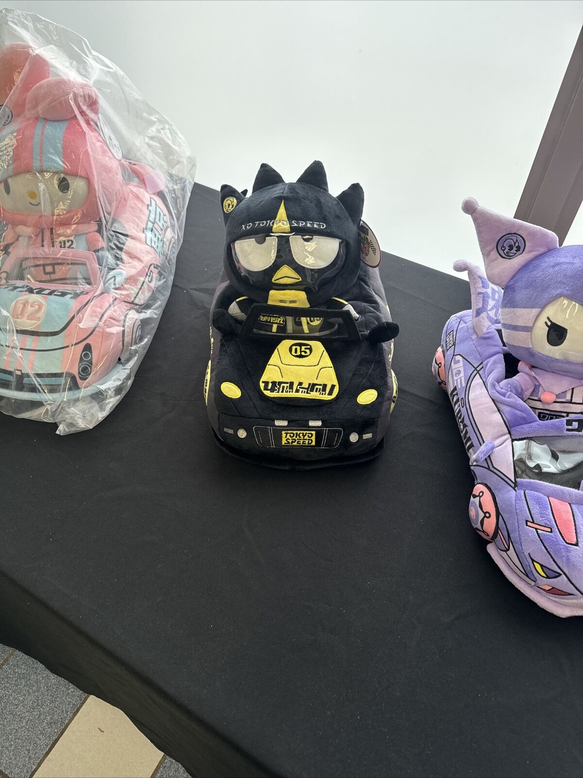 Kidrobot Sanrio Hello Kitty Badtz Maru Tokyo Speed Plush Racecar New RARE