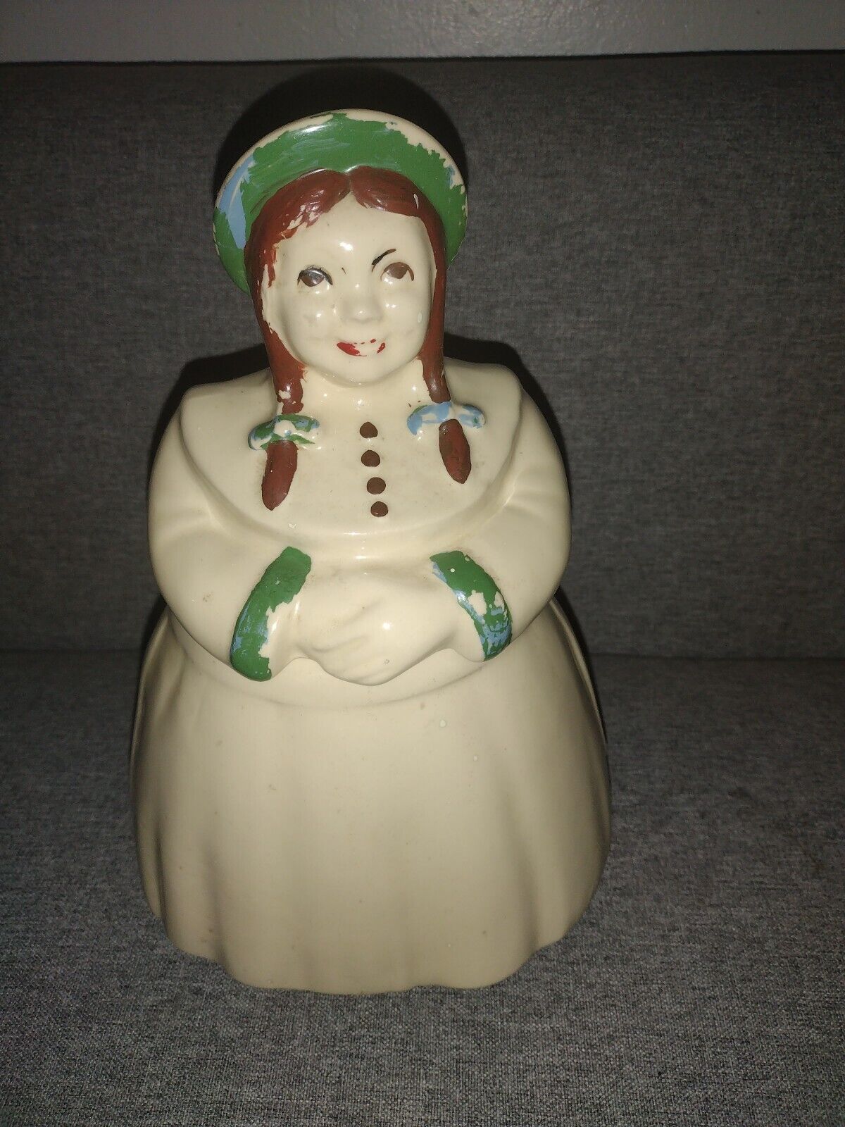 Shawnee Dutch Girl Cookie Jar Vintage 1940s