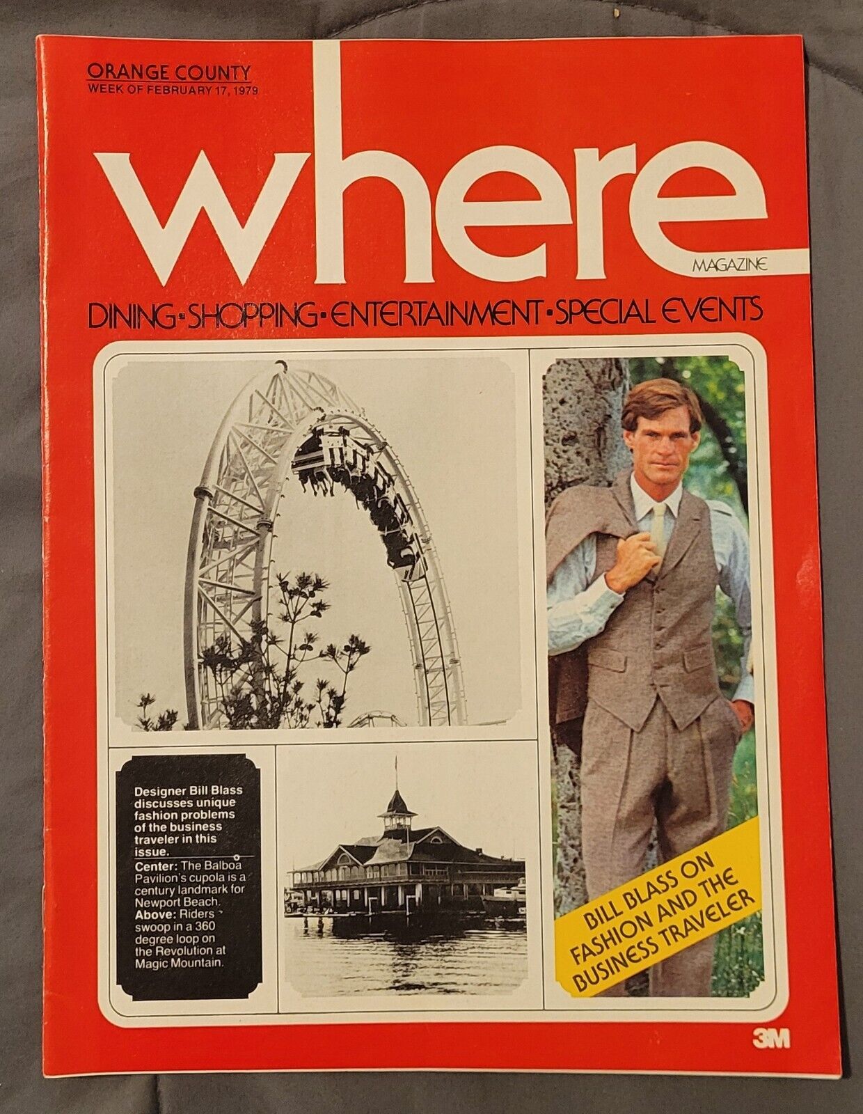 1979 Issue Of WHERE Magazine For Orange County, California.