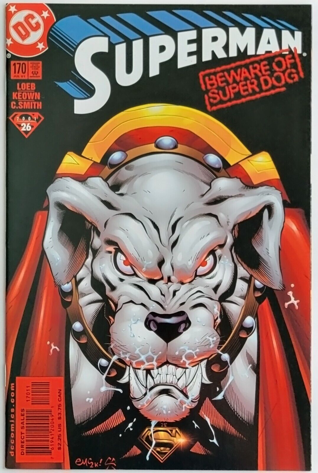 Superman #170 (2001) Vintage Key Comic, 1st Full Appearance of Mongal