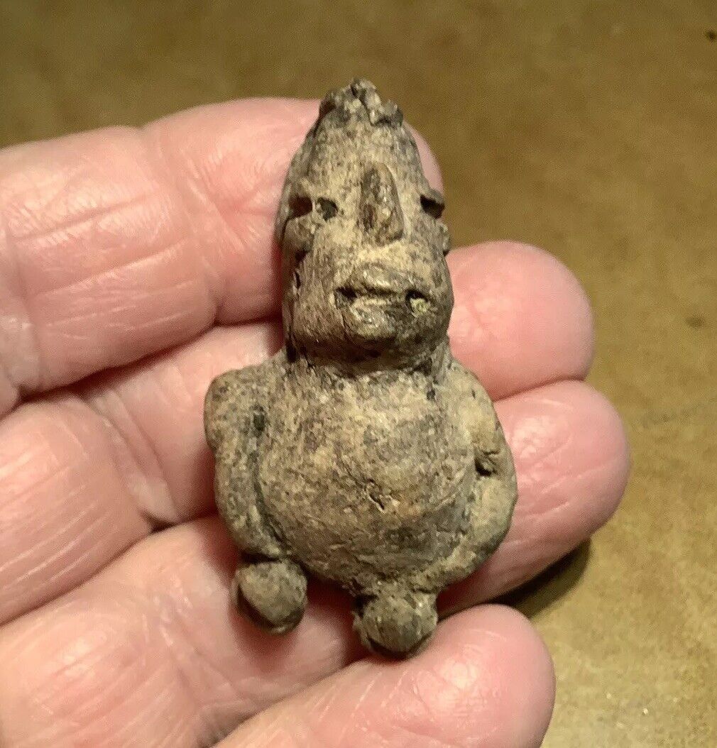 PRE COLUMBIAN  BIRTH DEFECT FIGURE - Mexico, Maya TRISOMY E, Touched By The Gods