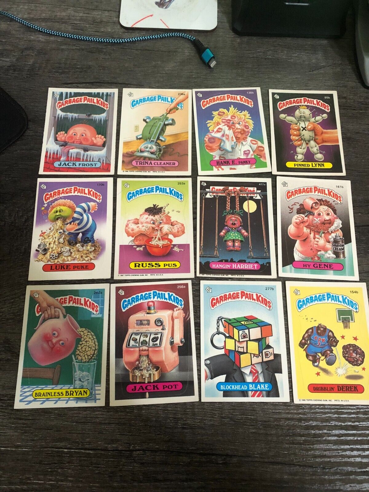 1986, 1987, 1988 Garbage Pail Kids Lot of 120 Cards Series 2, 3, 4