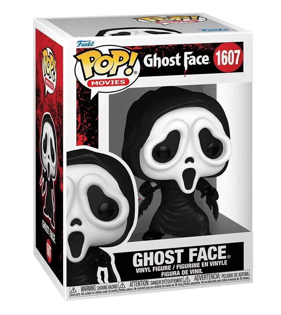 Funko Pop Movies Scream - Ghost Face #1607 Vinyl - **NEW in PROTECTOR**