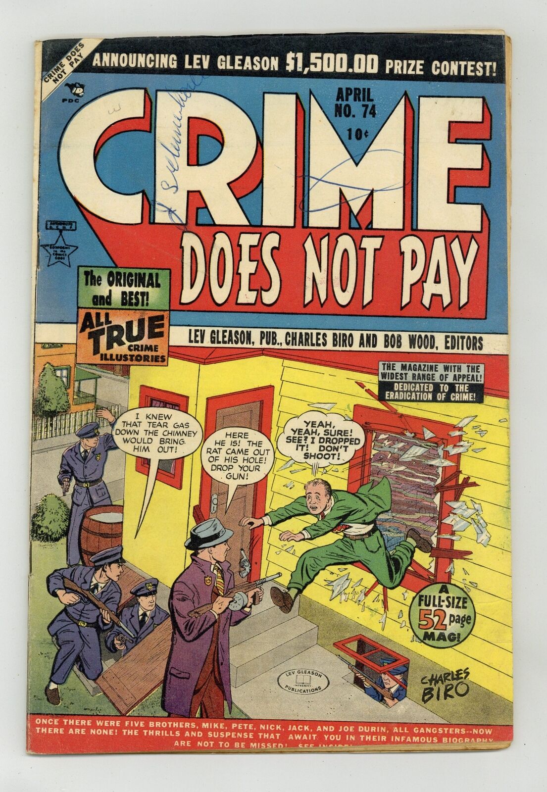 Crime Does Not Pay #74 VG 4.0 1949