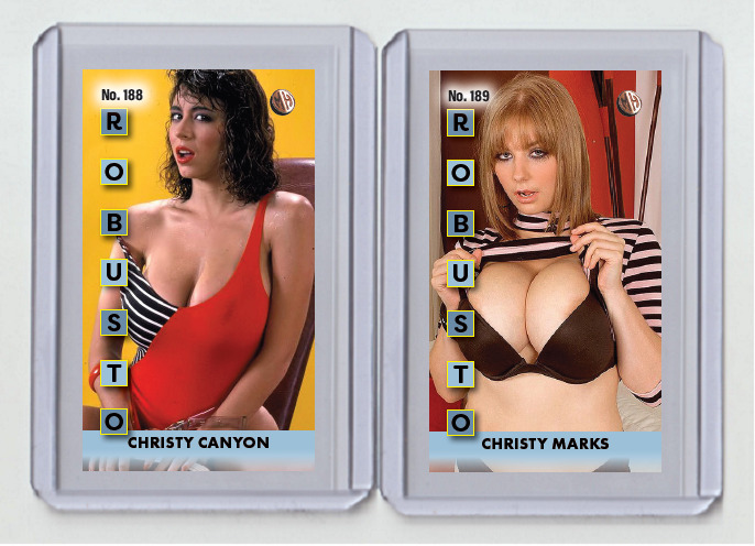 Christy Canyon rare MH Robusto #'d x/3 Tobacco card no. 188