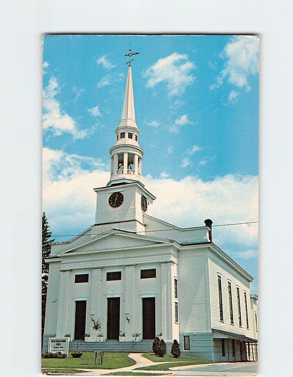 Postcard South Congregational Church St. Johnsbury Vermont USA