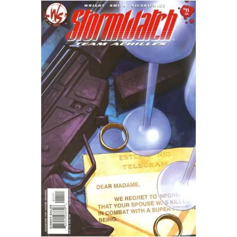 Stormwatch: Team Achilles #11 in Near Mint condition. DC comics [i 