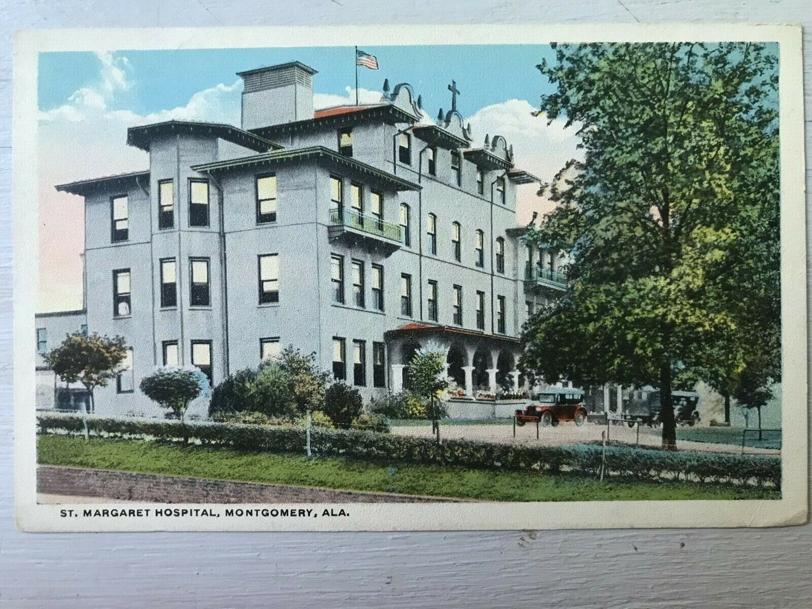 Vintage Postcard 1916 St. Margaret Hospital Montgomery Alabama (AL)