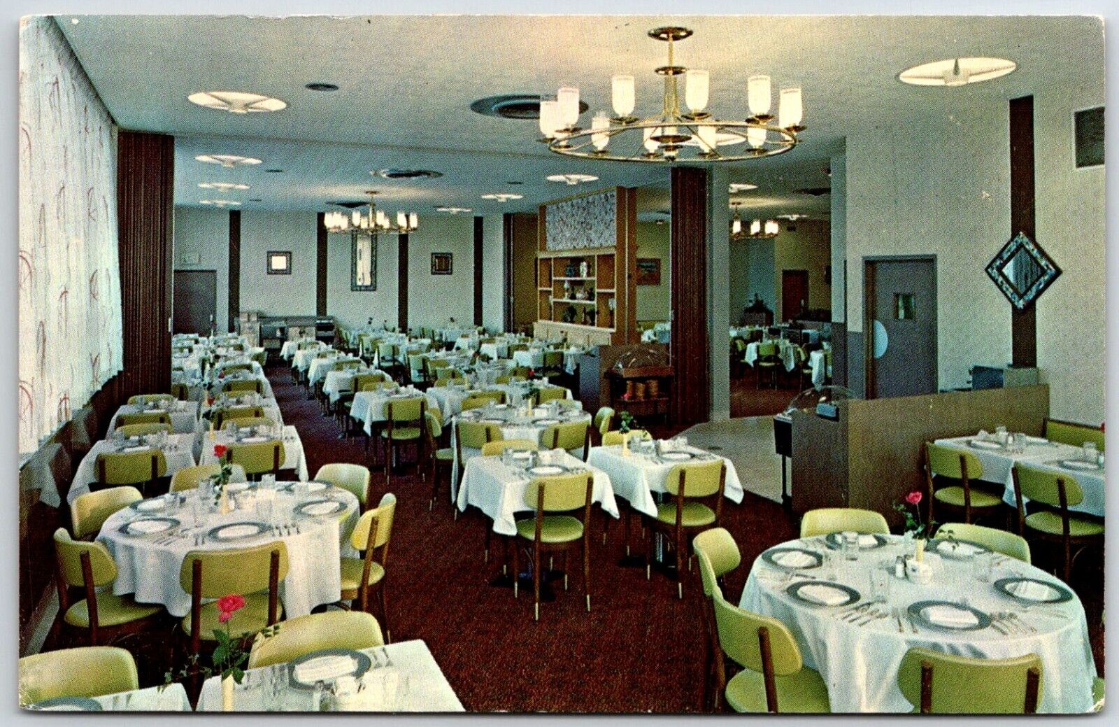 c1960's Longley's Restaurant & Coffee House Interior Towson Maryland MD Postcard