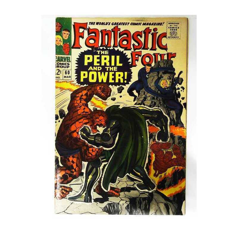 Fantastic Four #60  - 1961 series Marvel comics Fine minus [g%