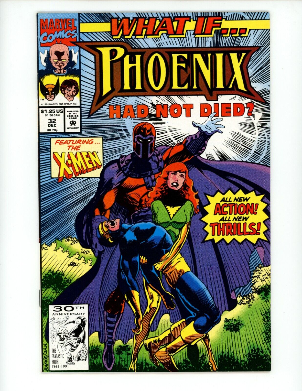 What If #32 Comic Book 1991 VF Rodney Ramos Marvel Comics Phoenix