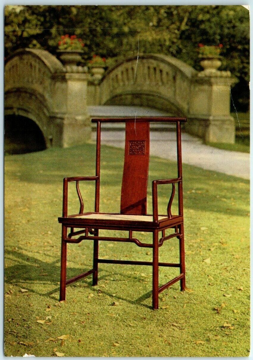 Postcard - Improved Chinese Ming-Armchair with Cane Seat