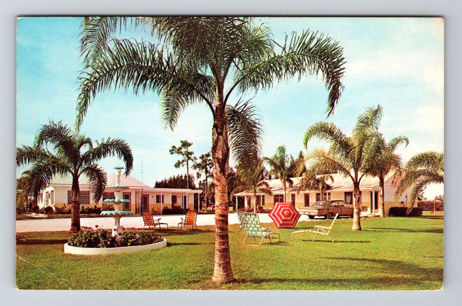 Clearwater FL-Florida, Grant Motel Exterior, Vintage Postcard
