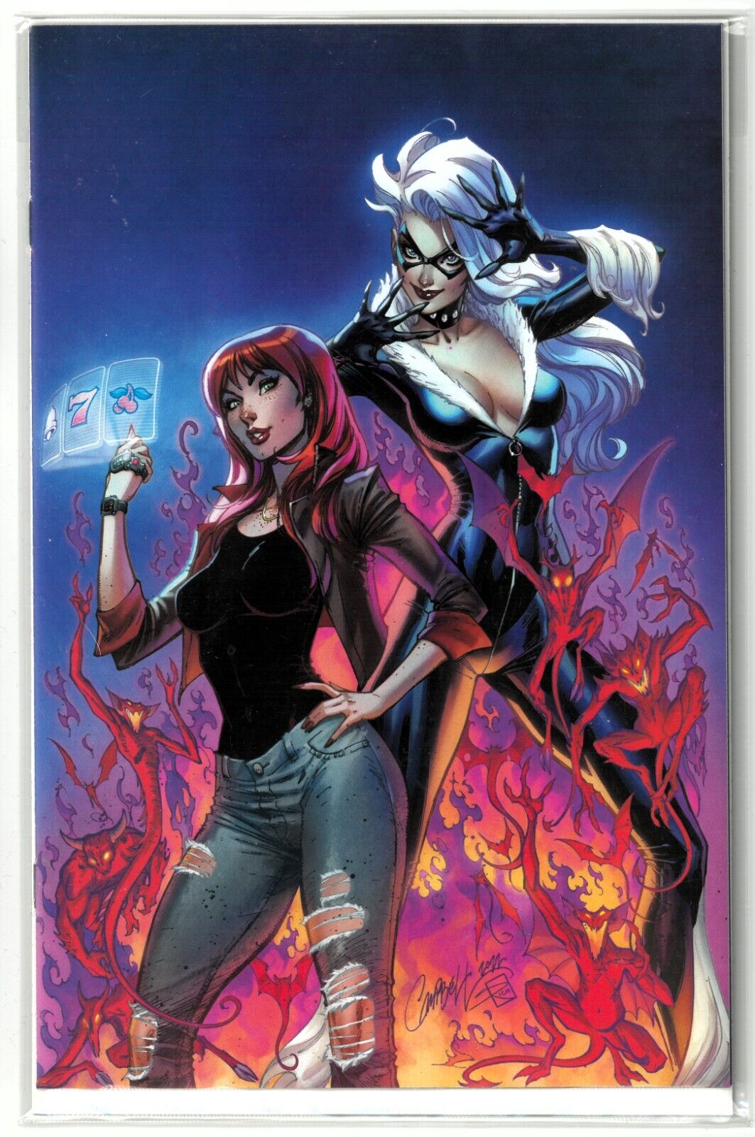 Mary Jane & Black Cat #1 Marvel Comics 2023 Campbell Virgin Cover B Variant