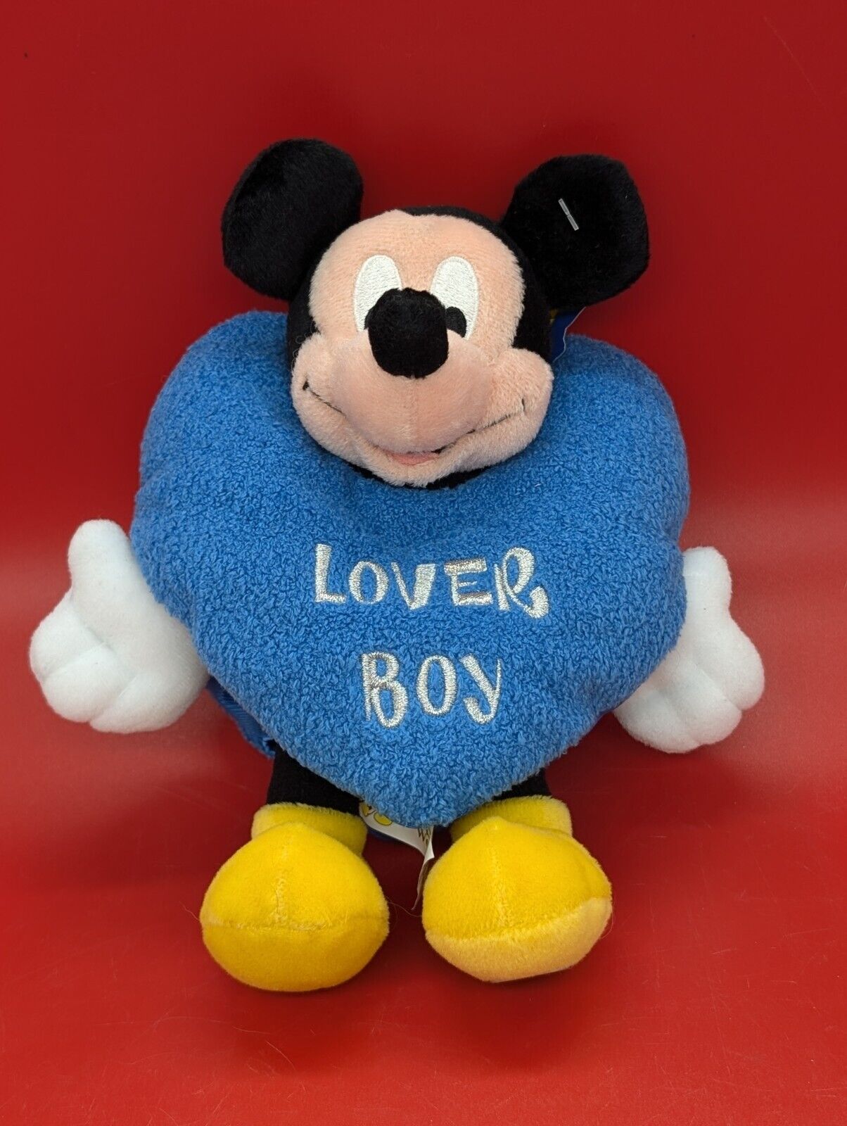 Vintage Disneyland Resort Mickey Mouse Rare Lover Boy 2003 Valentines Day Plush