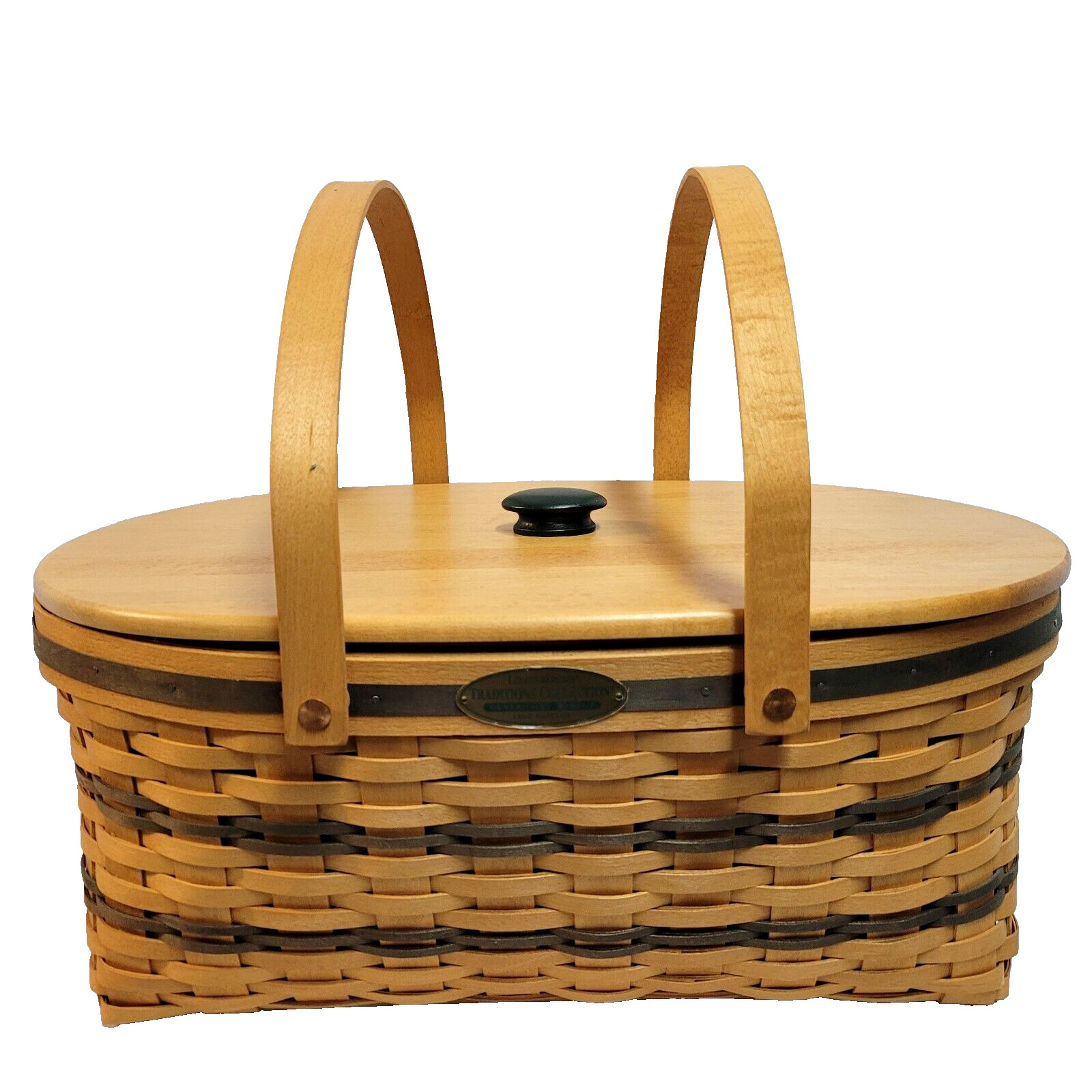 1999 Longaberger Traditions Collection GENEROSITY Basket w LID Liner & Protector