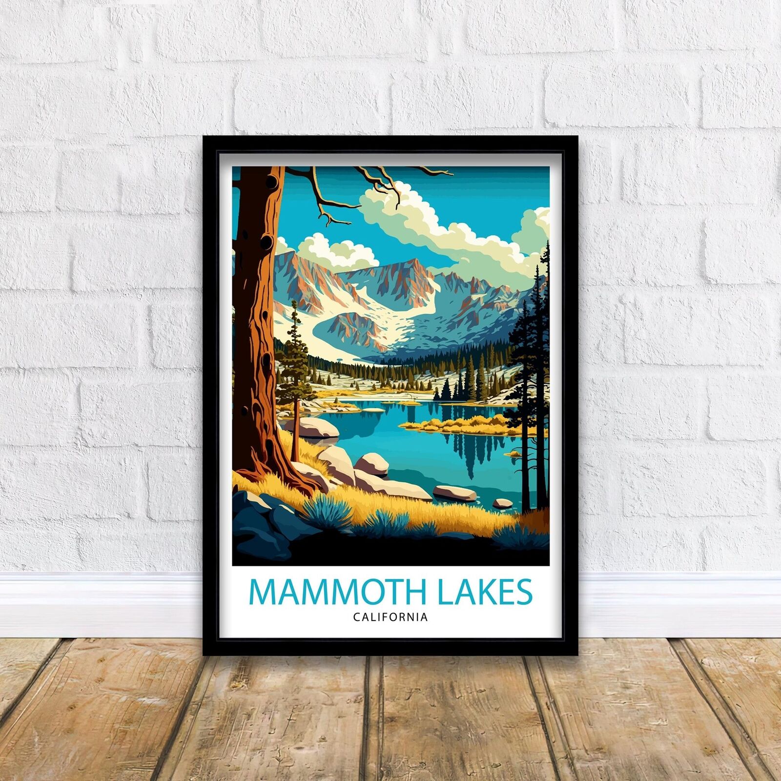 Mammoth Lakes California Travel Print