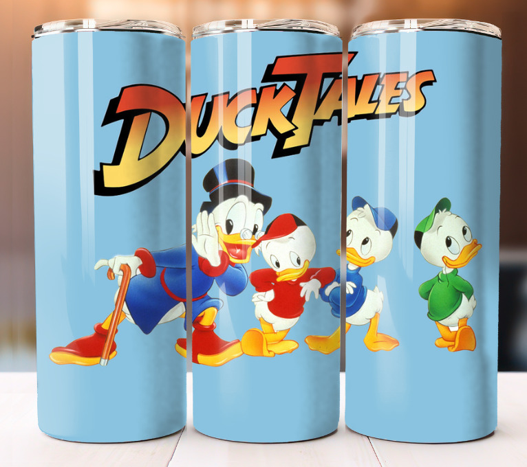 Duck Tales Cartoon Inspired Tumbler 20oz Cup Mug Stainless