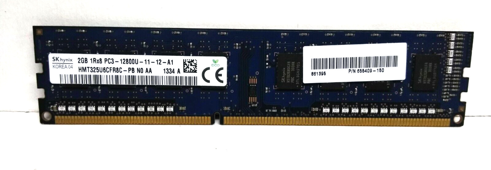 SK Hynix 2GB 1Rx8 PC3-12800U Desktop Memory RAM 11-12-A1 HMT325U6CFR8C-PB NO AA