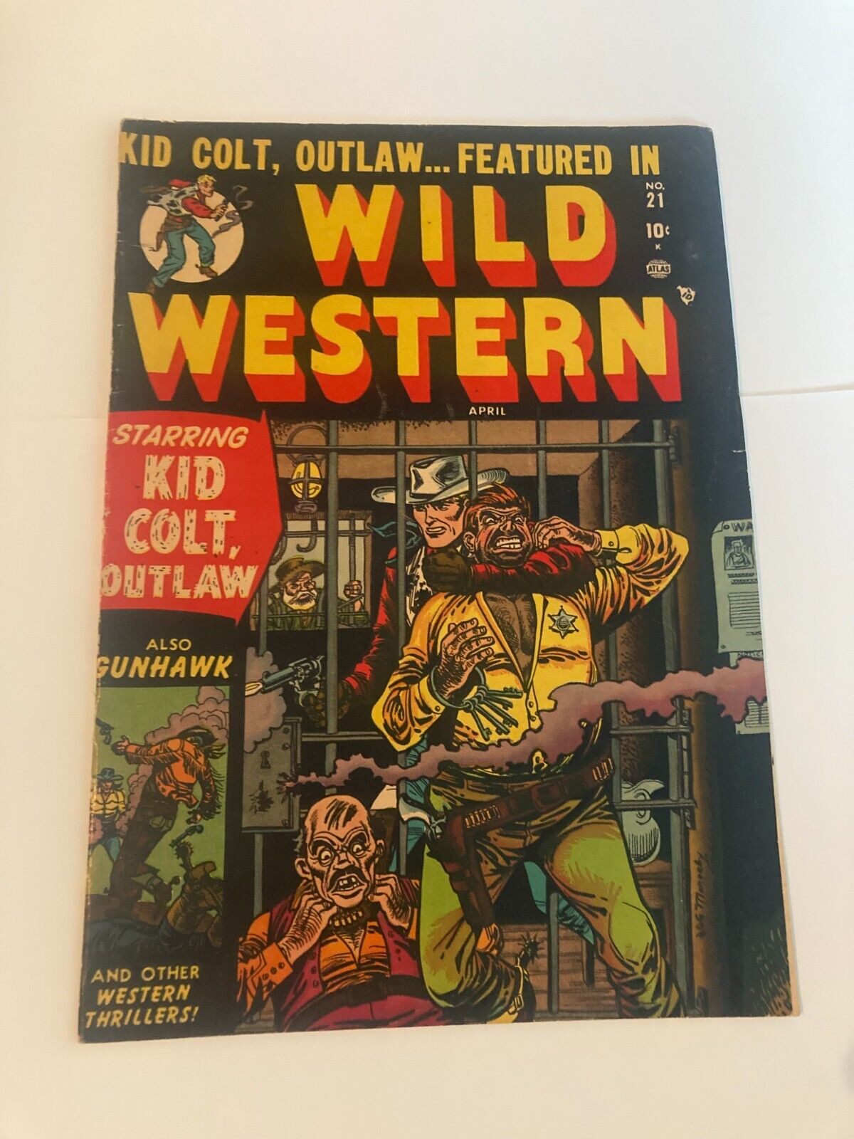 Wild Western #21 Atlas Comics 1951 Kid Colt VG+