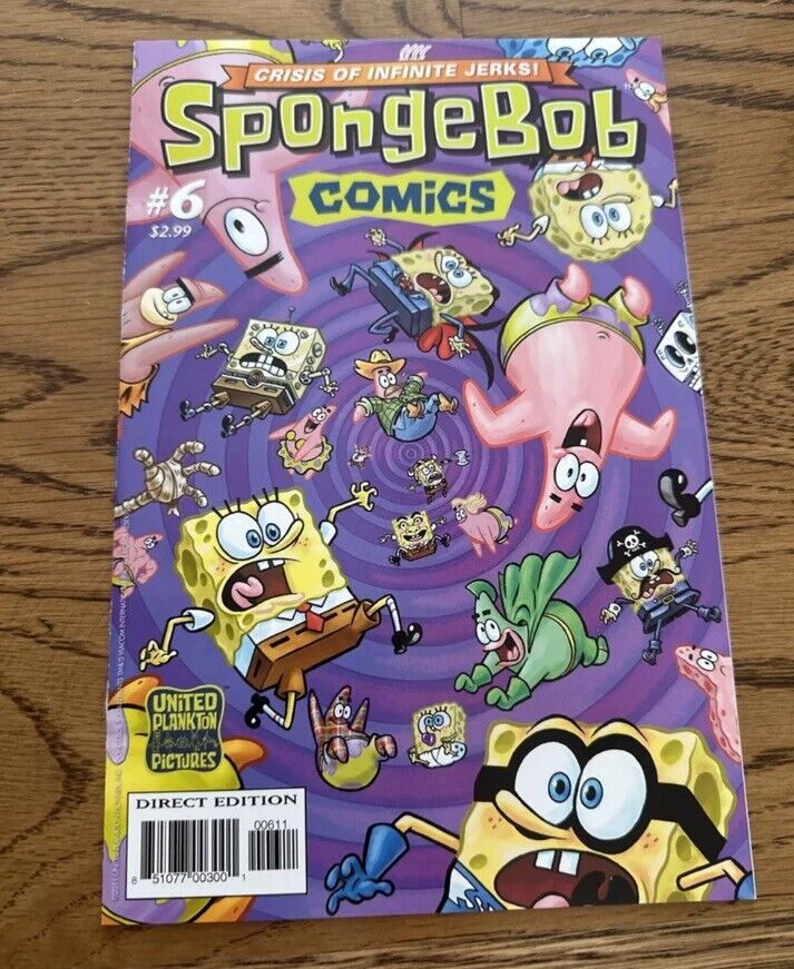 Spongebob Comics #6 (United Plankton 2011) Squarepants Low Print High Grade NM
