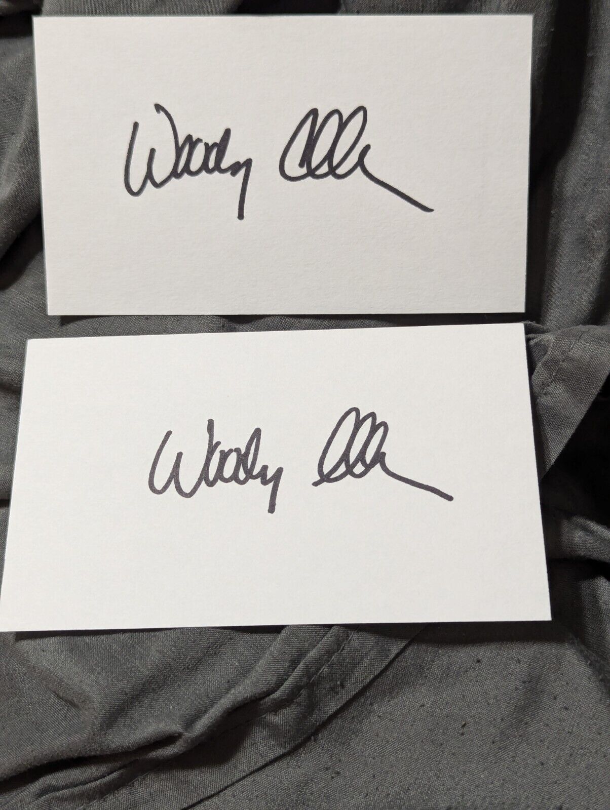 BOGO Woody Allen Autograph Signed