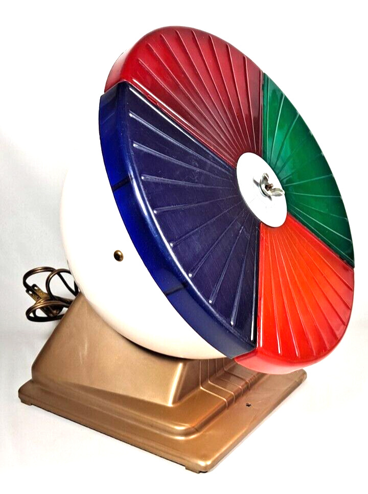 Vintage Color Wheel Rotating Lamp.