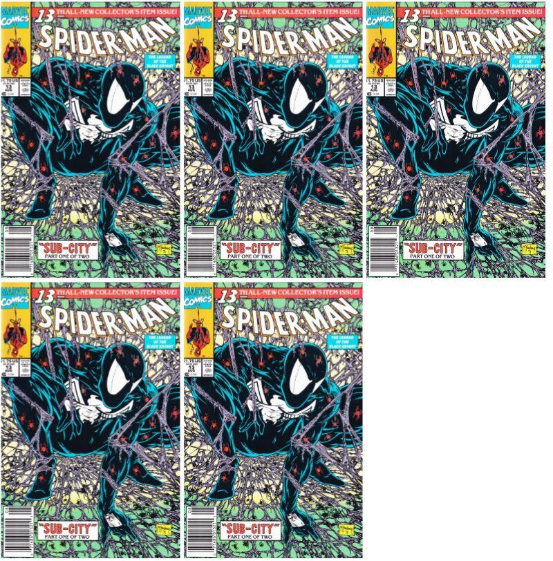 Spider-Man #13 McFarlane Newsstand Cover Marvel Comics - 5 Comics