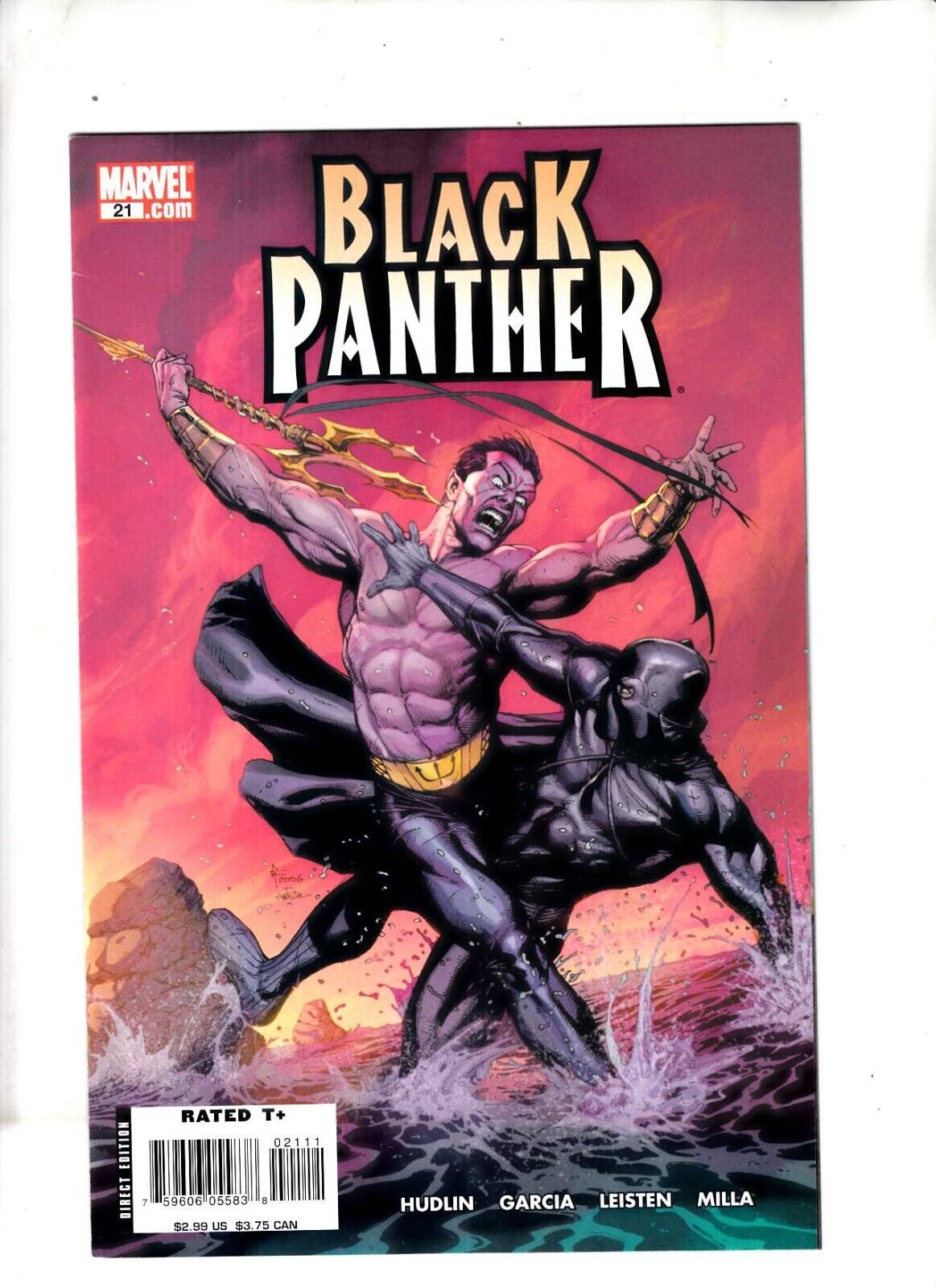 Black Panther #21  (2006) Namor vs Sub-Mariner VF (8.0)