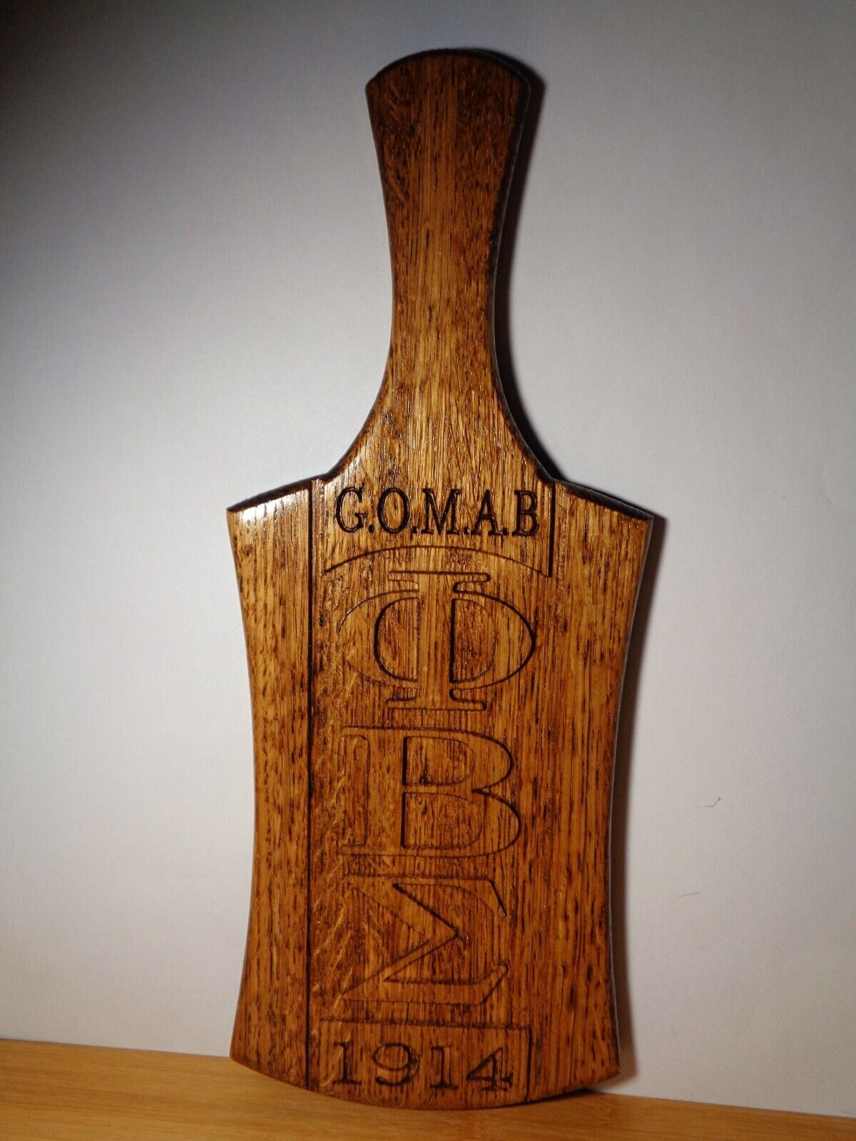 PHI BETA SIGMA 15 INCH CARVED PADDLE