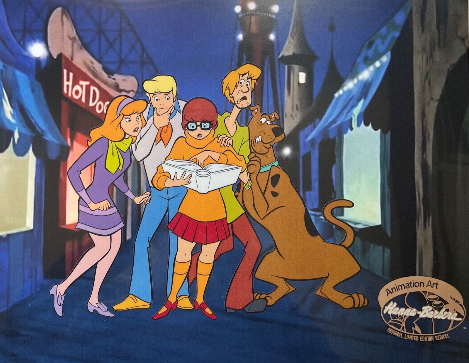 SCOOBY DOO Funland Sericel Cartoon Animation Art Cel Hanna Barbera 11
